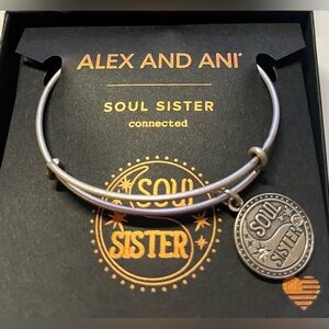 ALEX AND ANI “Soul Sister” Bangle Bracelet NWT  in Original Box never worn.